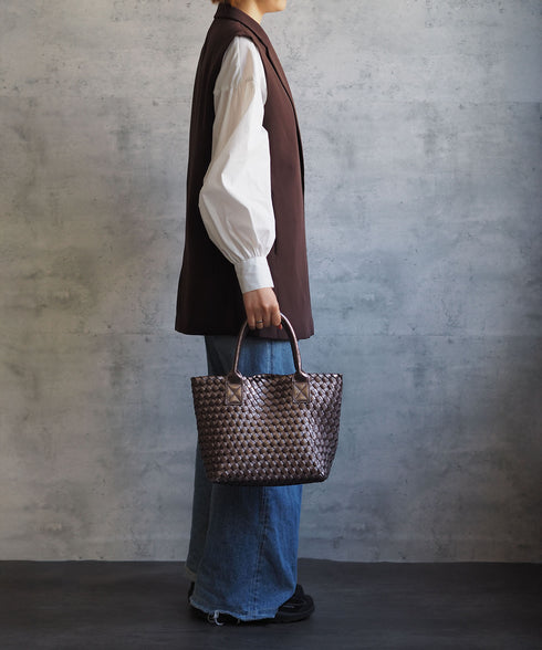 【雑誌掲載】メタリックメッシュトートバッグポーチセット 17-1015